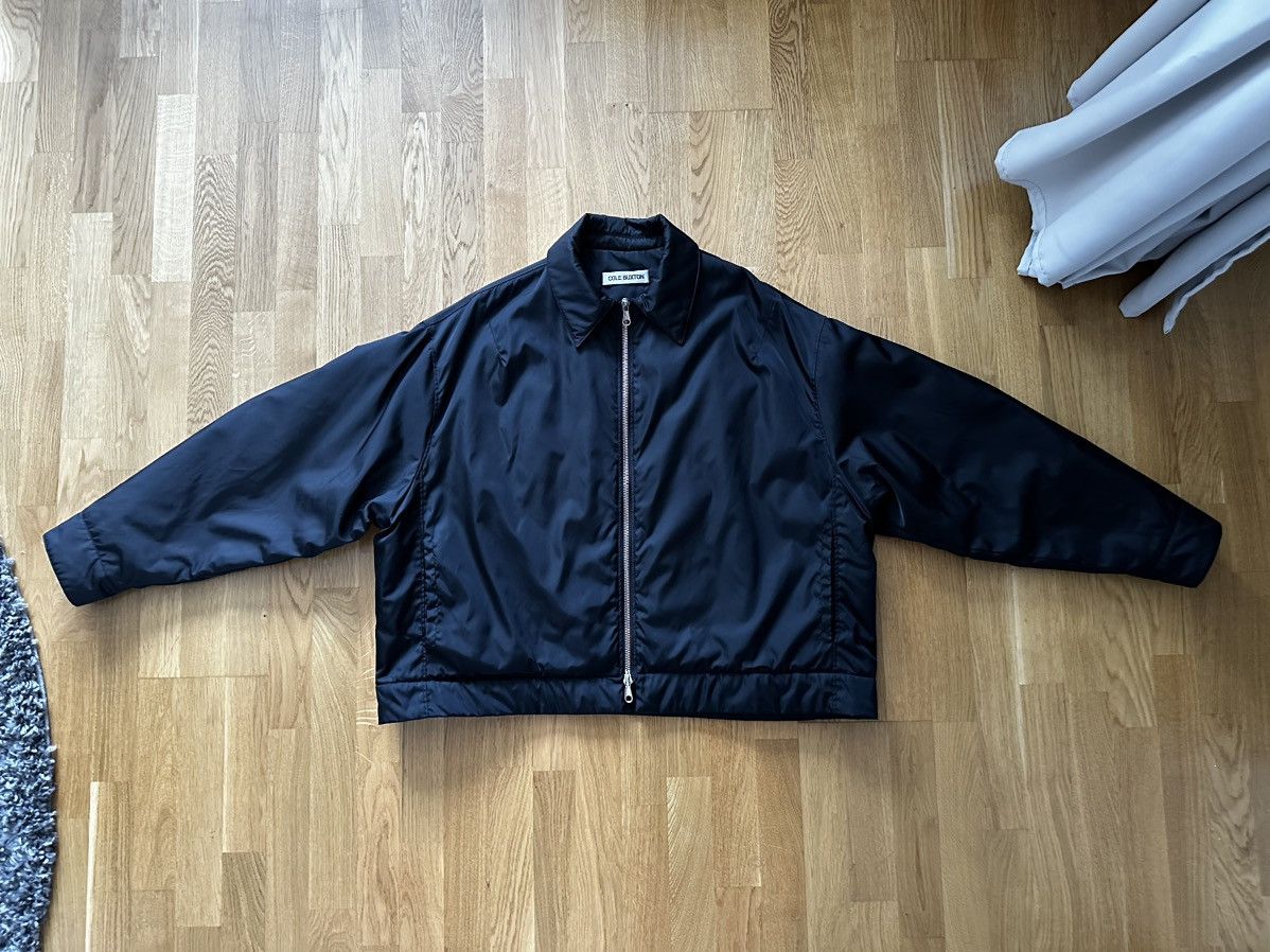 image of Cole Buxton Nylon Overshirt in Black, Men's (Size XL)