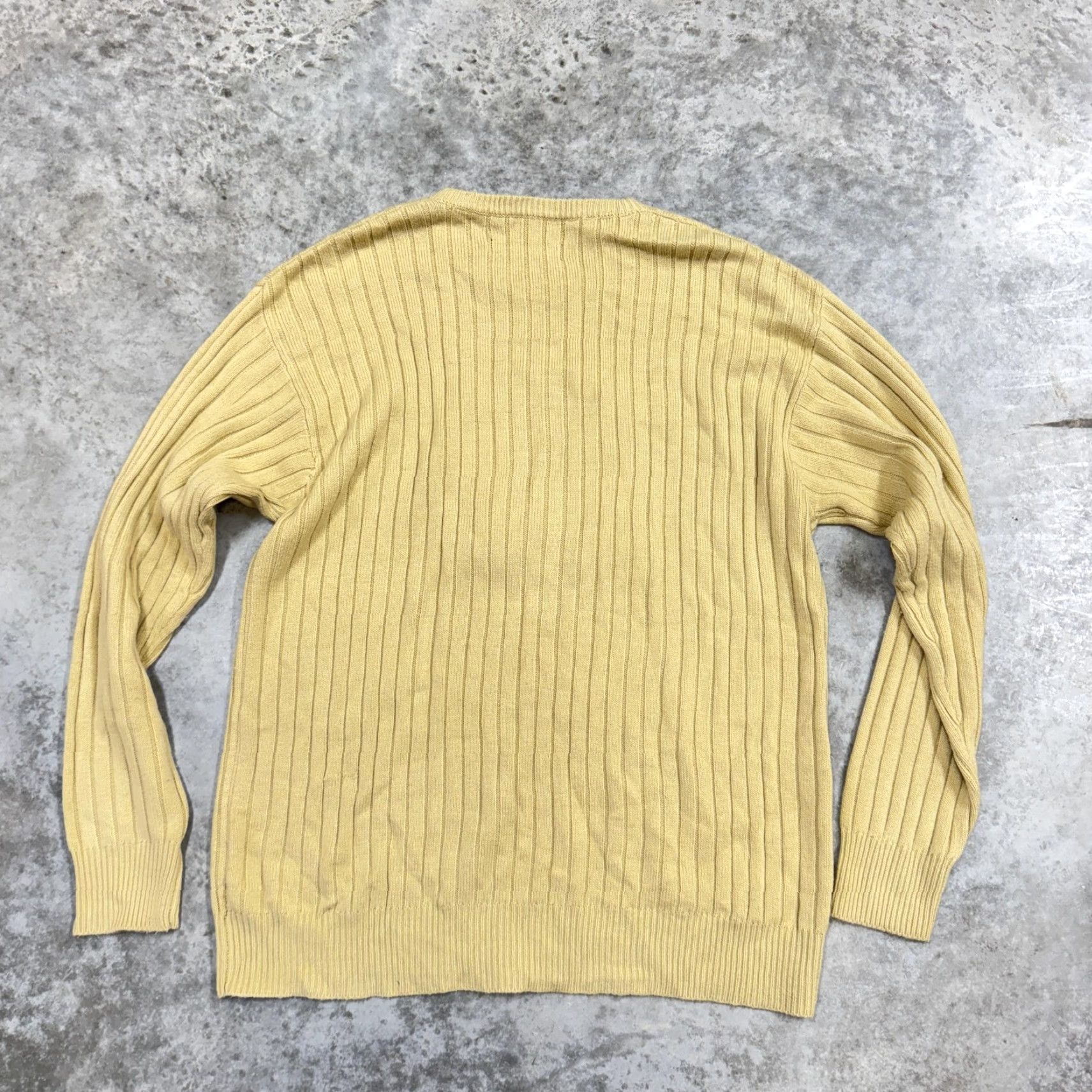 Southpole VINTAGE Bunker New York Sweater Mens 2XL Beige Cable-Knit Graphic Print Pullover Knit Crew Neck Fashion South Boyz SB Hip Hop Y2K South Pole Style Size US XXL / EU 58 / 5 - 4 Thumbnail