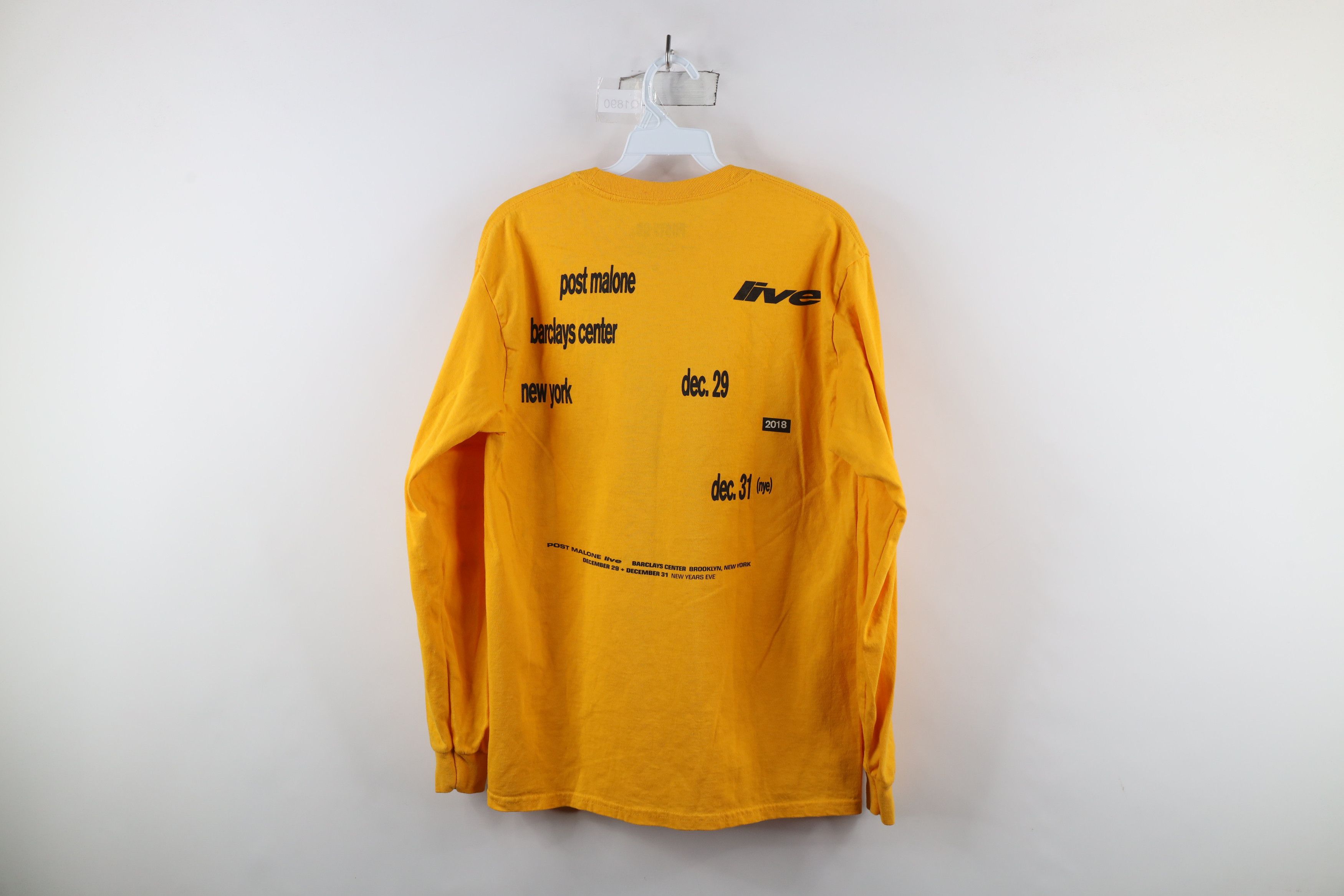 Vintage Vintage Y2K Posty Co 2018 Post Malone Long Sleeve T-Shirt Size US M / EU 48-50 / 2 - 14 Thumbnail