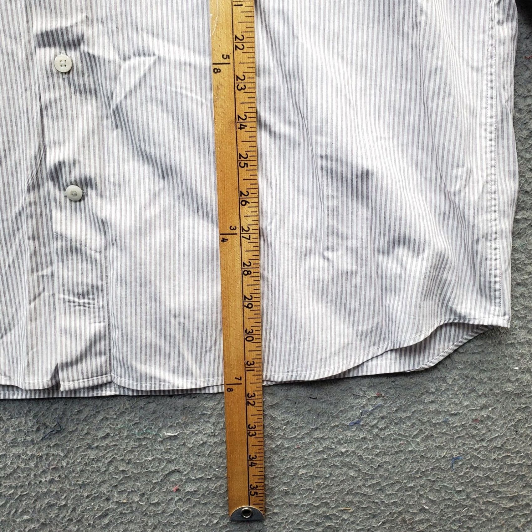 Propper PROPER Dress Shirt Men 17.5 Multi Easy Care Contemporary-Fit Button-Up Shirt Size 48R - 3 Thumbnail