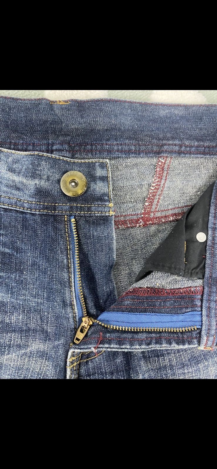 Japanese Brand 2000s Rare Japanese Acid Wash Denim Jeans Y2K Size US 34 / EU 50 - 11 Thumbnail