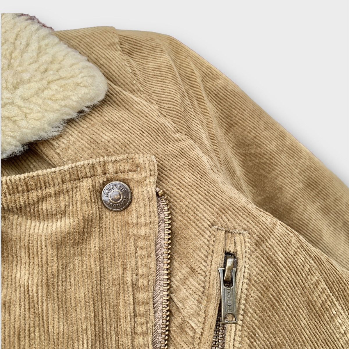 Hysteric Glamour HYSTERIC GLAMOUR CORDUROY SHERLING JACKET BROWN SHERPA COLLA Size US S / EU 44-46 / 1 - 8 Thumbnail