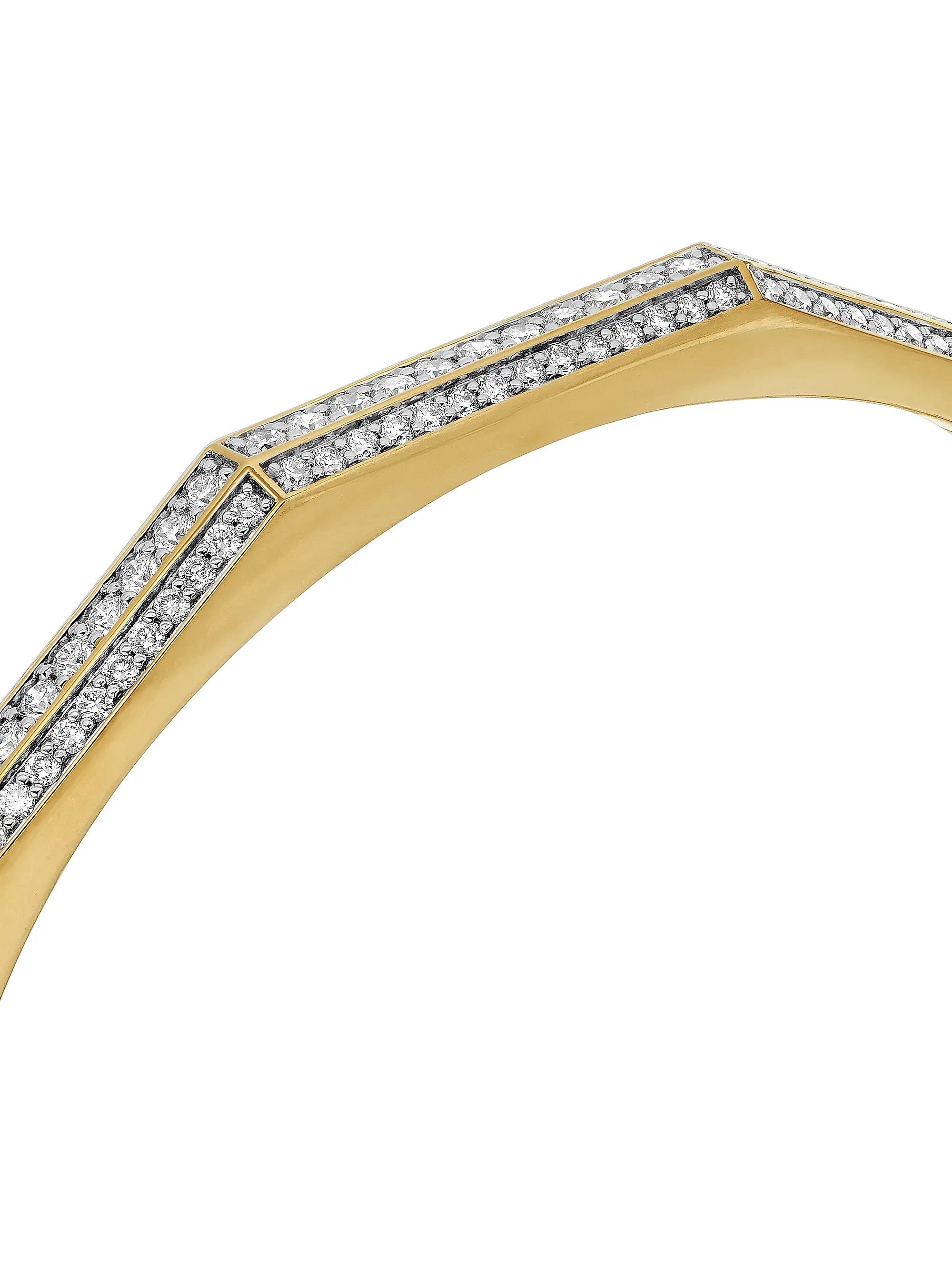 David Yurman oc11z0625 Size: S / Carlyle 18K Gold & Diamonds Bracelet Size ONE SIZE - 5 Thumbnail