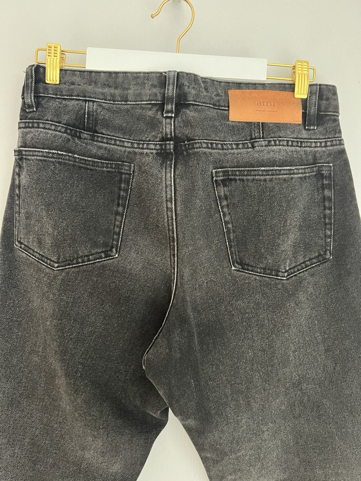AMI AMI Tapered Fit Jeans - Vintage Black Size US 27 - 6 Thumbnail