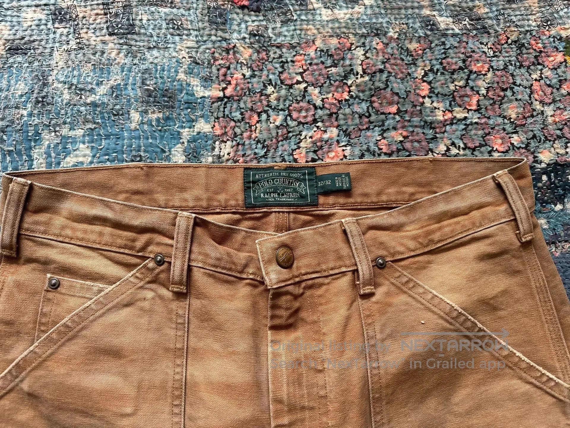 Polo Ralph Lauren Polo Ralph Lauren Country Washed Distressed Casual Pants. Size US 32 / EU 48 - 3 Thumbnail