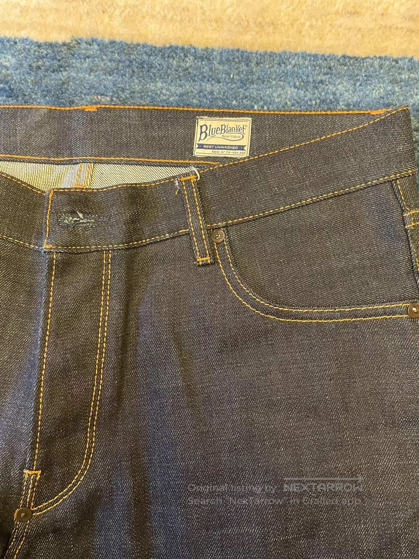 Other Blue Blanket P1 Indigo Selvedge Denim. Size US 34 / EU 50 - 2 Thumbnail