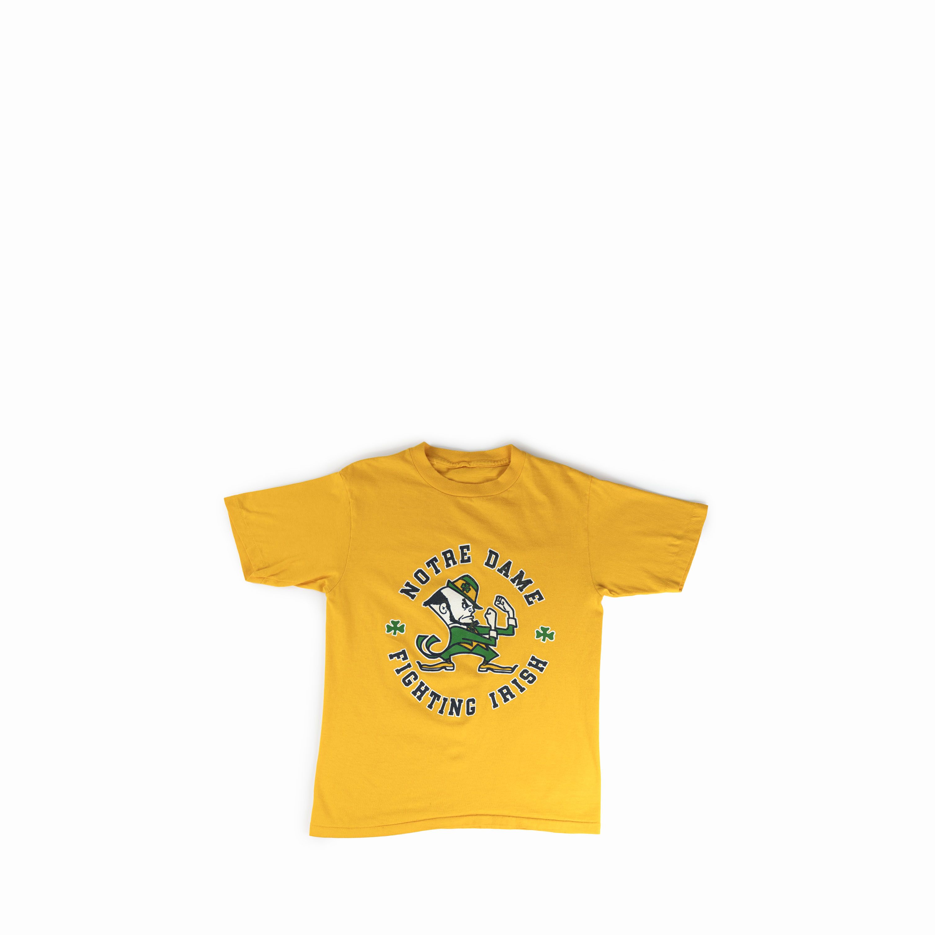 Vintage Vintage 1990's Notre Dame Tee Shirt Size US S / EU 44-46 / 1 - 1 Thumbnail