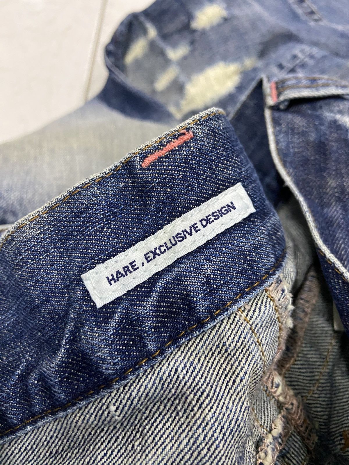 HARE HARE EXCLUSIVE DESIGN JAPANESE BRAND DENIM JEANS Size US 32 / EU 48 - 8 Thumbnail