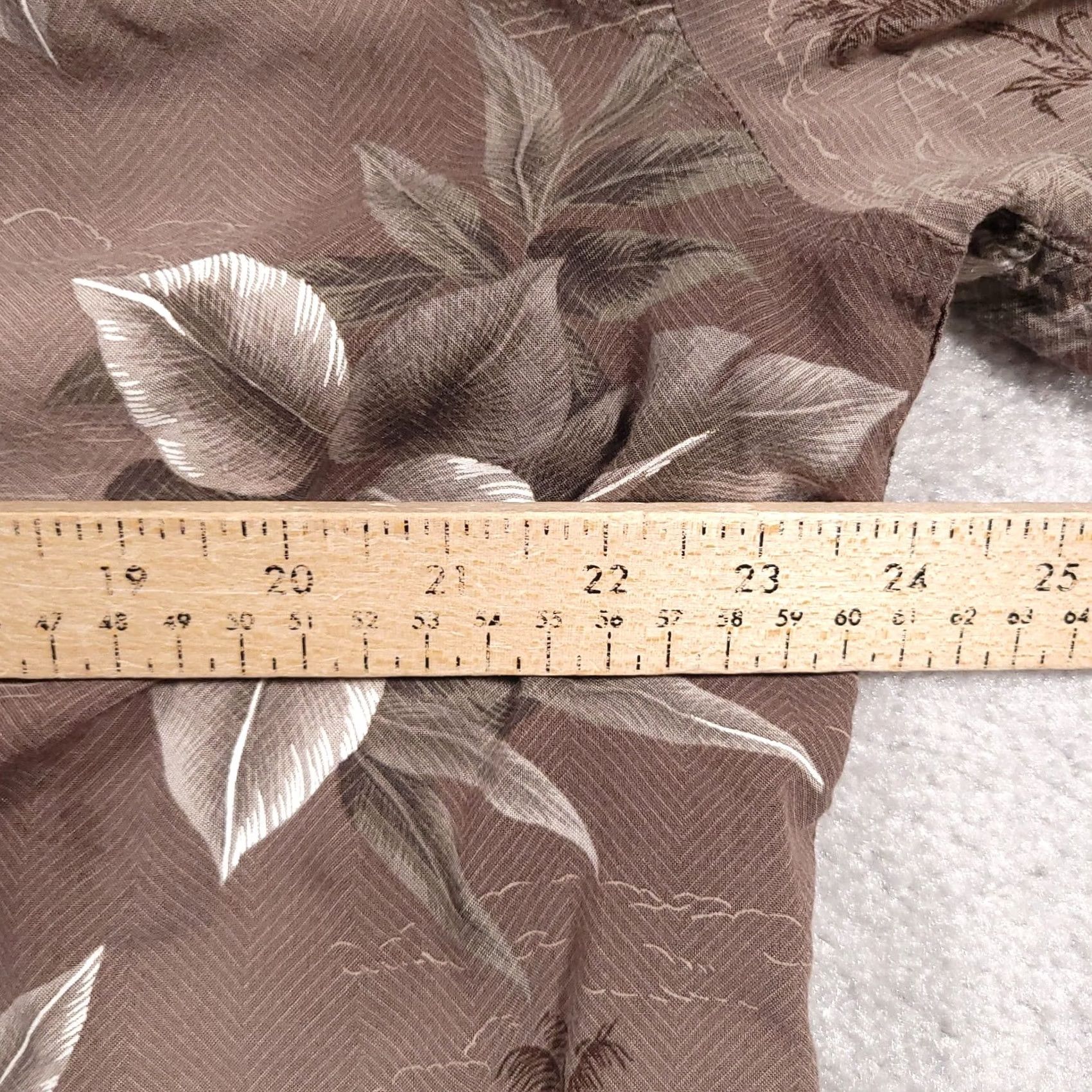 Croft & Barrow Croft & Barrow Shirt Adult XL Button Up Floral Brown Tropical Hawaiian Mens Size US XL / EU 56 / 4 - 4 Thumbnail