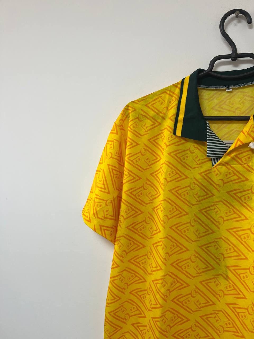 Other Vintage Brazil World Cup 1994/1995 Home #7 Bebeto Football L Size US L / EU 52-54 / 3 - 5 Thumbnail