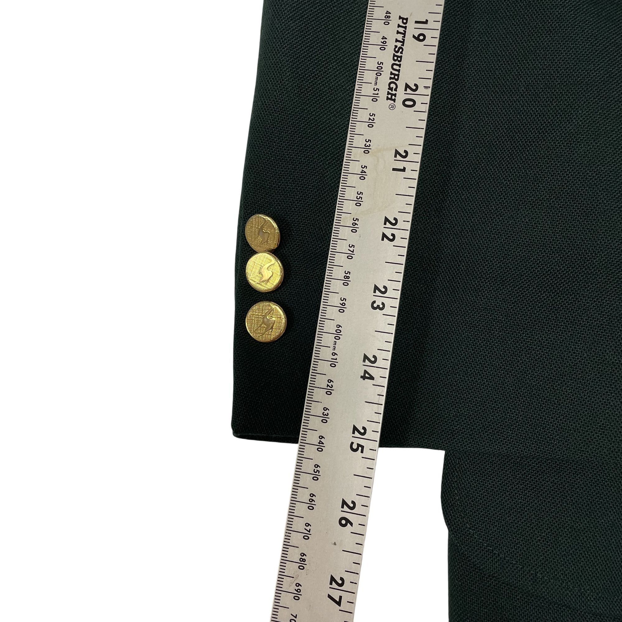Other Vintage Sahara PINE GREEN CHRISTMAS Masters Golf Jacket Size 44R - 10 Thumbnail