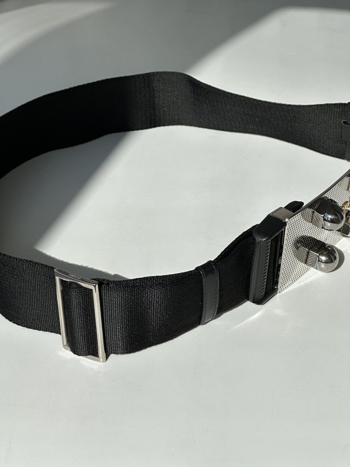 Prada PRADA FW 2007 Massive Studded Screws Logo Metal Belt runway Size ONE SIZE - 16 Thumbnail