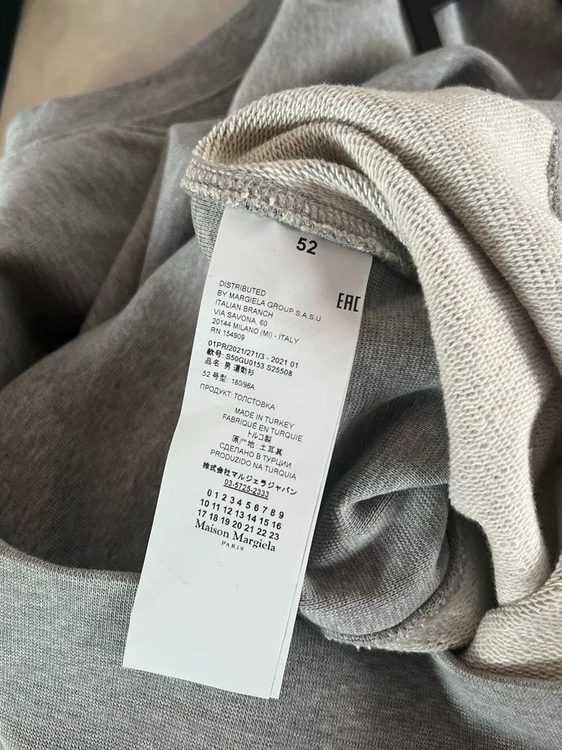 Maison Margiela Maison Margiela Label sweatshirt Size US L / EU 52-54 / 3 - 4 Thumbnail