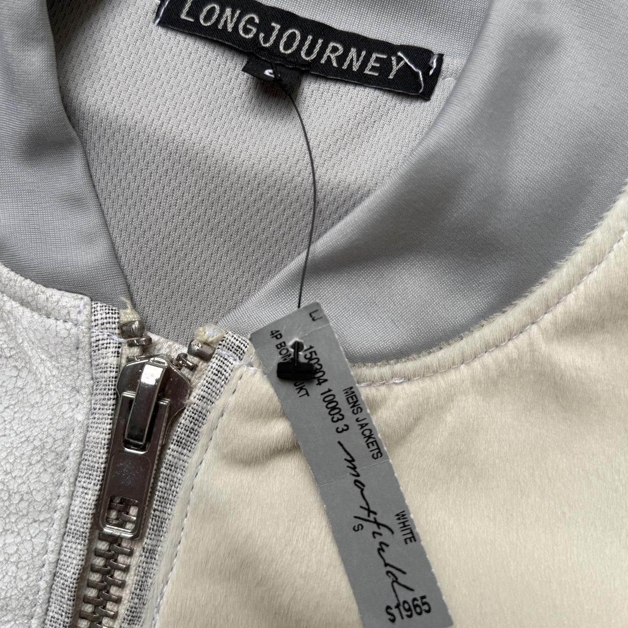 LongJourney longjourney white patchwork leather bomber jacket ma-1 Size US S / EU 44-46 / 1 - 6 Thumbnail