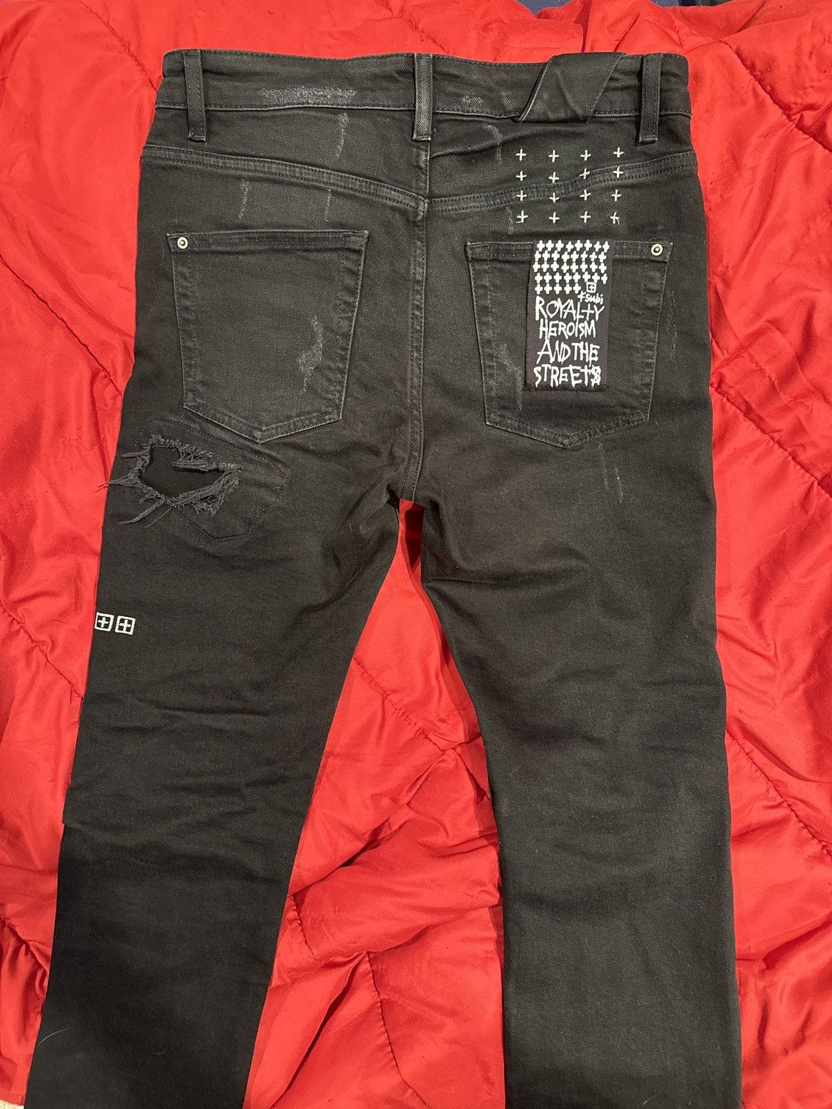 image of Chitch Boneyard Black Ksubi, Men's (Size 30)