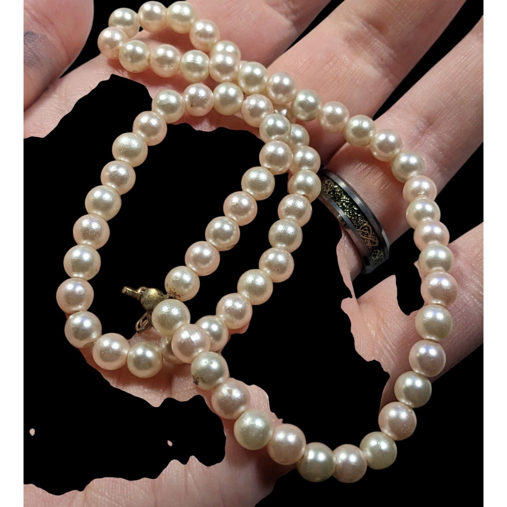 Other Simple Casual Faux Pearl Beaded Necklace Size ONE SIZE - 5 Thumbnail