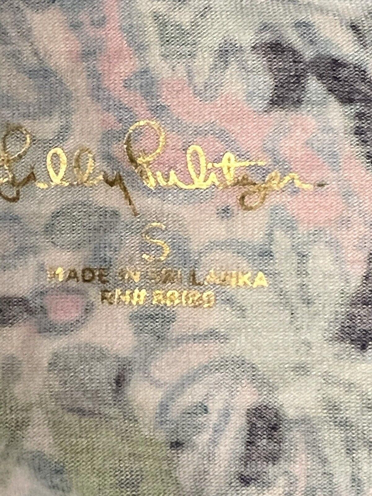Designer Lilly Pulitzer Notch Pajama Top In Multi Color Button Down Size ONE SIZE - 4 Thumbnail