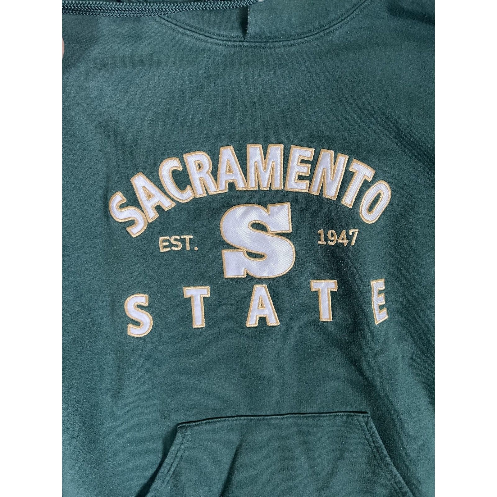 Jerzees VTG Sacramento State Hornets Hoodie Sweatshirt Pullover Mens Size US M / EU 48-50 / 2 - 2 Thumbnail