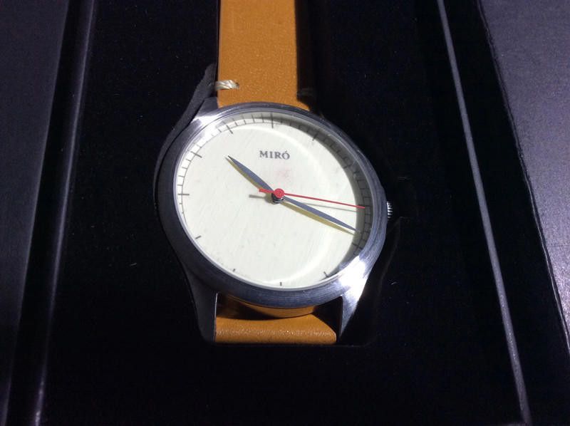 Designer Miro White/Brown Men's Watch Size ONE SIZE - 5 Thumbnail