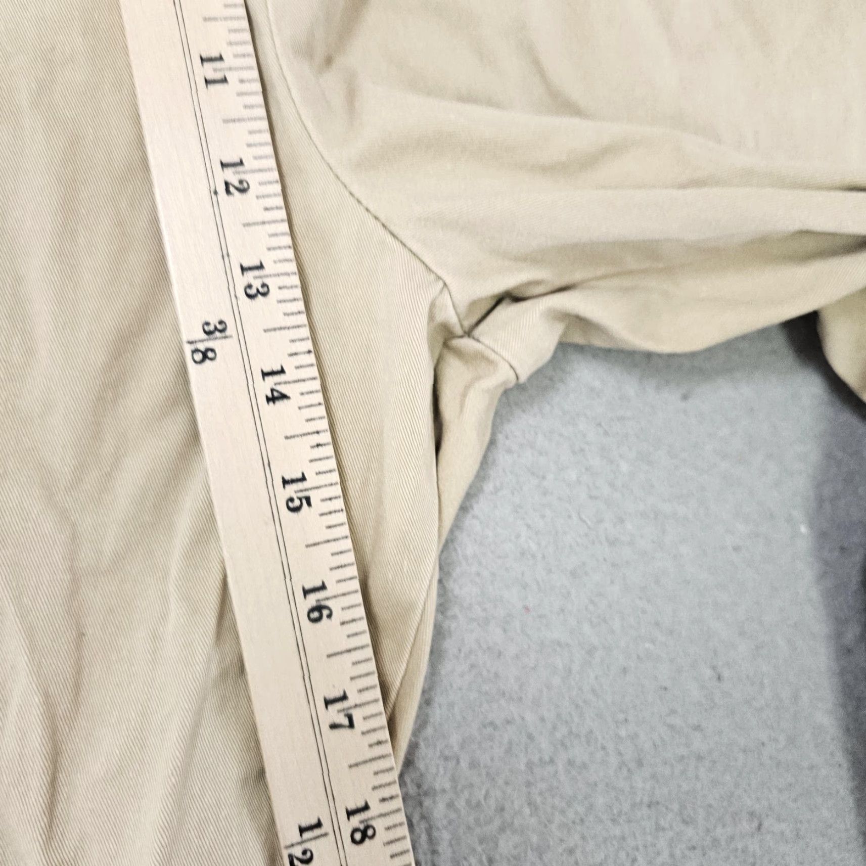 Polo Ralph Lauren Polo Ralph Lauren Pants Mens 40x30 Chino Cotton Khaki Relaxed Pleated Front Zip Pockets Vintage? Size US L / EU 52-54 / 3 - 5 Thumbnail