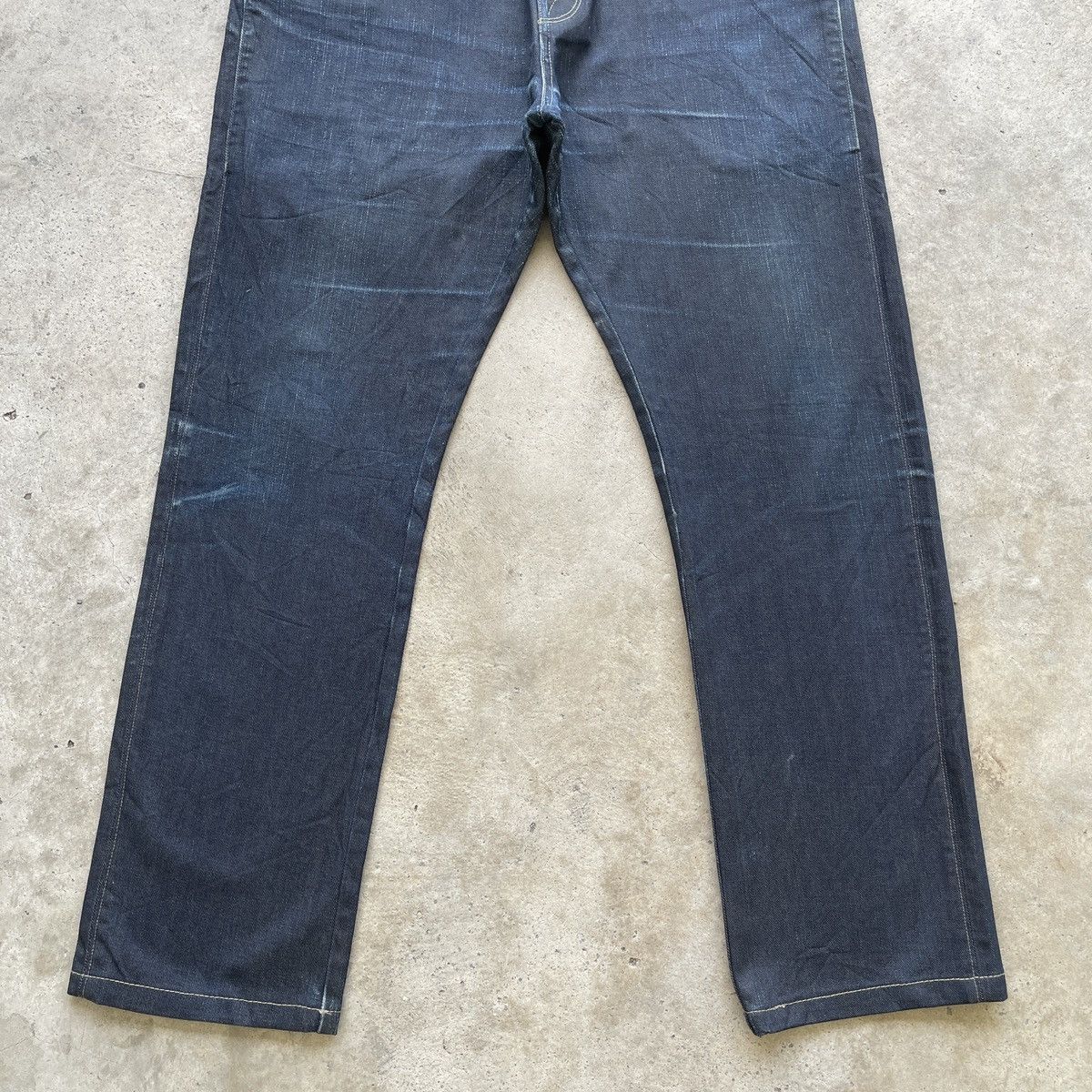 G-Star Vintage G-Star Raw 3301 Dark Blue Jeans Denim Pants W37 Size US 37 - 4 Thumbnail