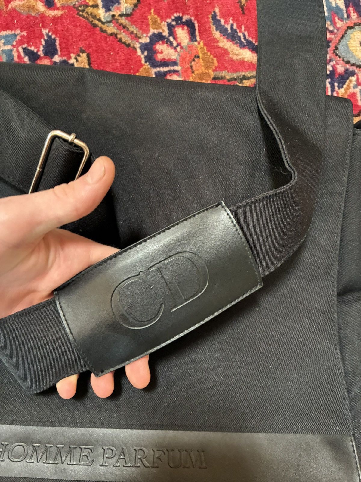 Dior Dior Homme Parfums Nylon Shoulder Messenger Bag Size ONE SIZE - 3 Thumbnail