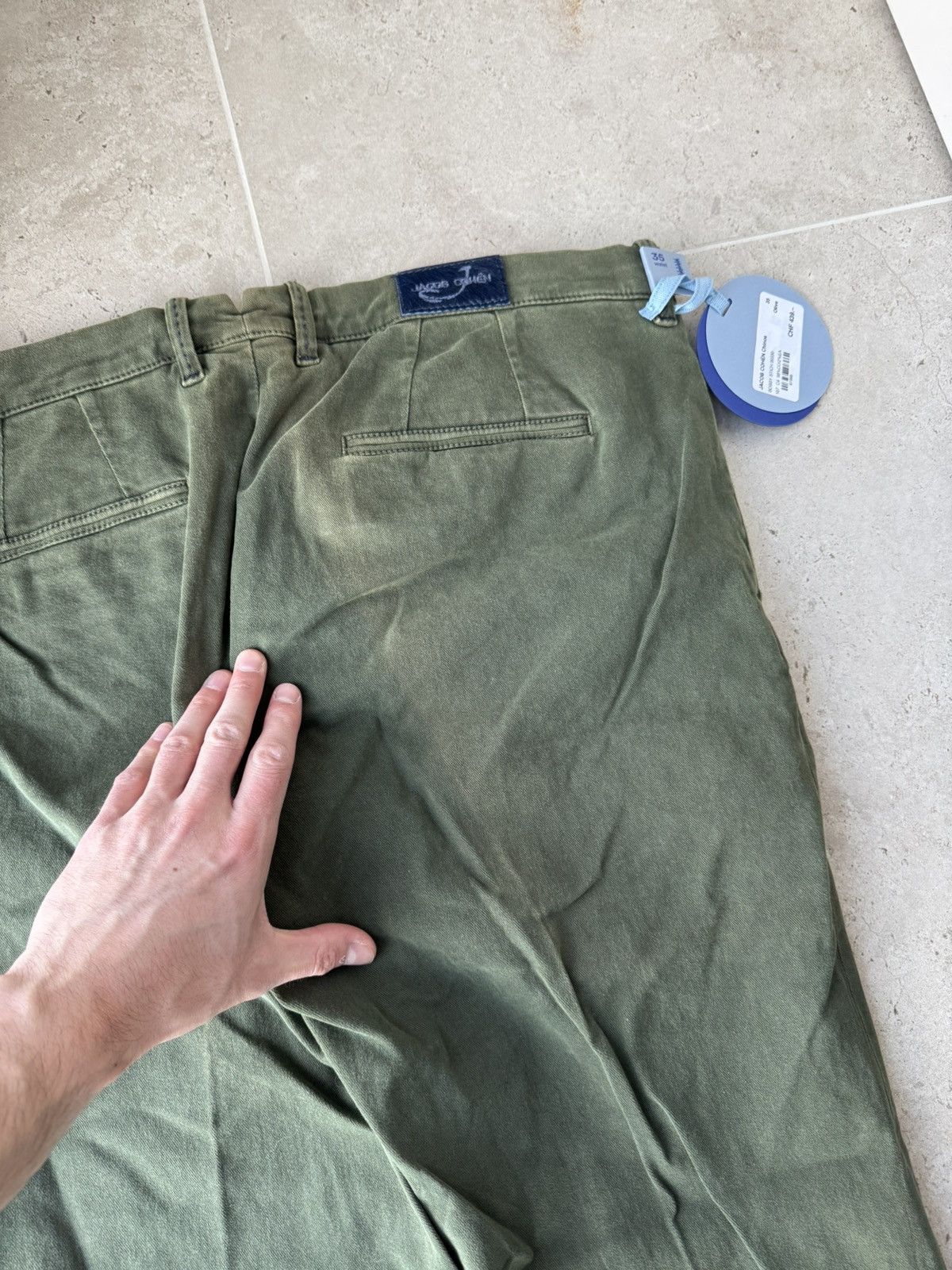 Jacob Cohen JACOB COHEN Comfort Bobby Chino Pants Size US 35 - 8 Thumbnail