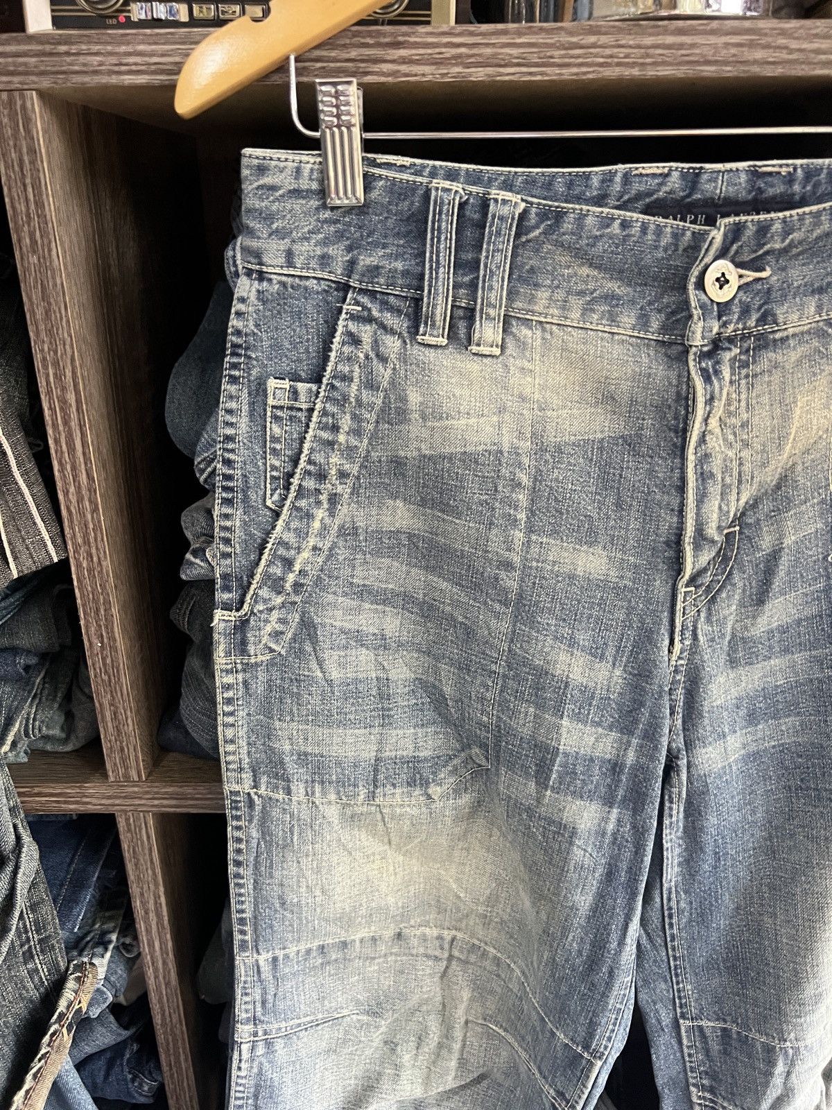 Ralph Lauren 🔥Vintage Ralph Lauren Wide Leg Denim Size 31" - 5 Thumbnail