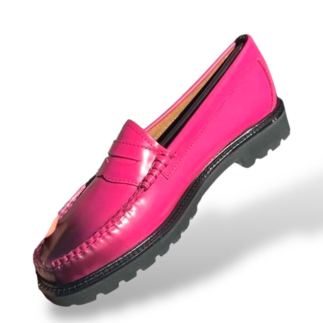 G.H. Bass & Co. G.H. Bass Whitney Candy Lug Weejun Penny Loafers Pink Ombre Size US 5.5 / IT 35.5 - 1 Thumbnail