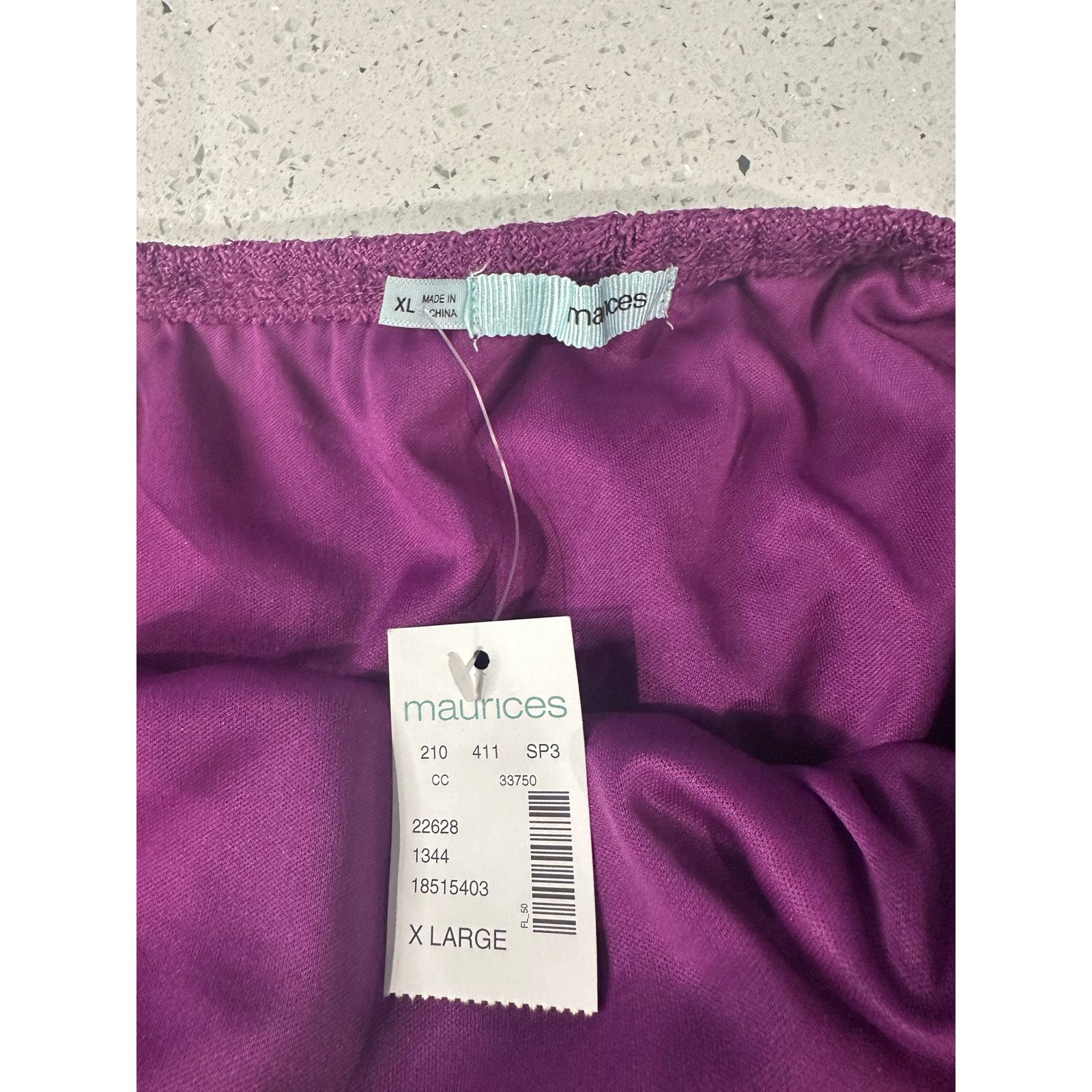 Other Maurices Sleeveless Bright Purple Lacey Ruffle Short Dress Size XL / US 12-14 / IT 48-50 - 2 Thumbnail
