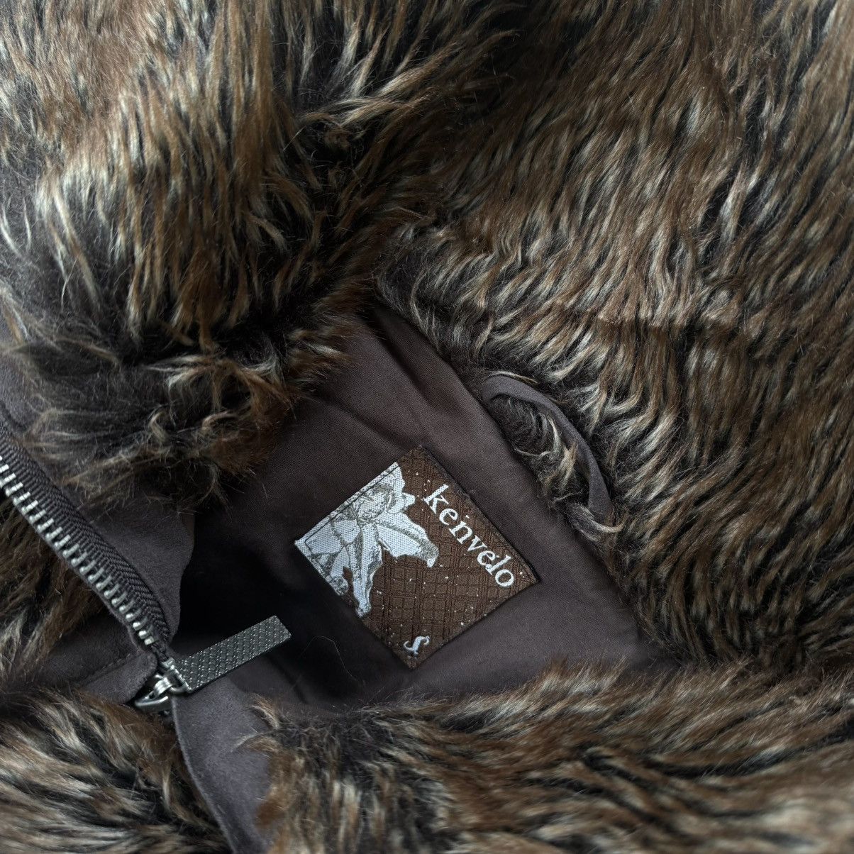 Hysteric Glamour Vintage Kenvelo Brown Faux Fur Bomber Jacket Size S / US 4 / IT 40 - 6 Thumbnail