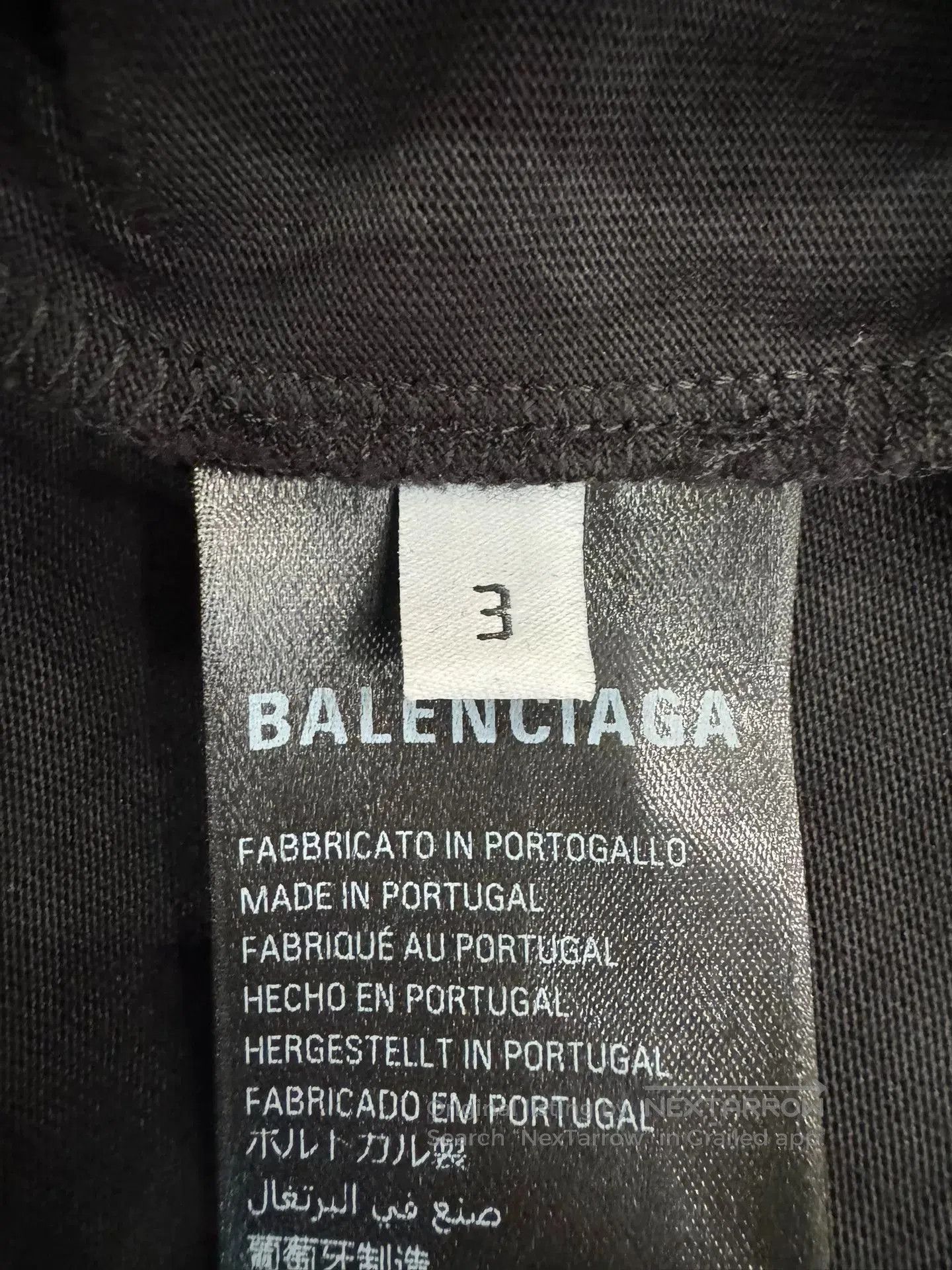 Balenciaga Balenciaga Rock Shield Logo Faded Black Tee. Size US L / EU 52-54 / 3 - 6 Thumbnail