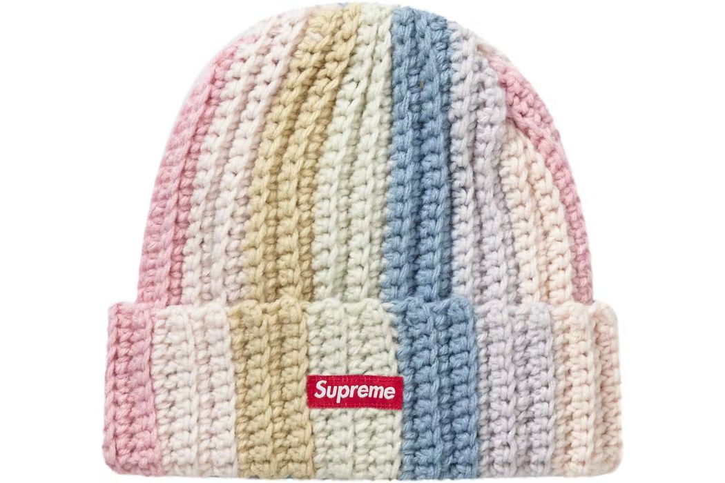 Supreme Supreme Gradient Crochet Beanie - Pink | Grailed