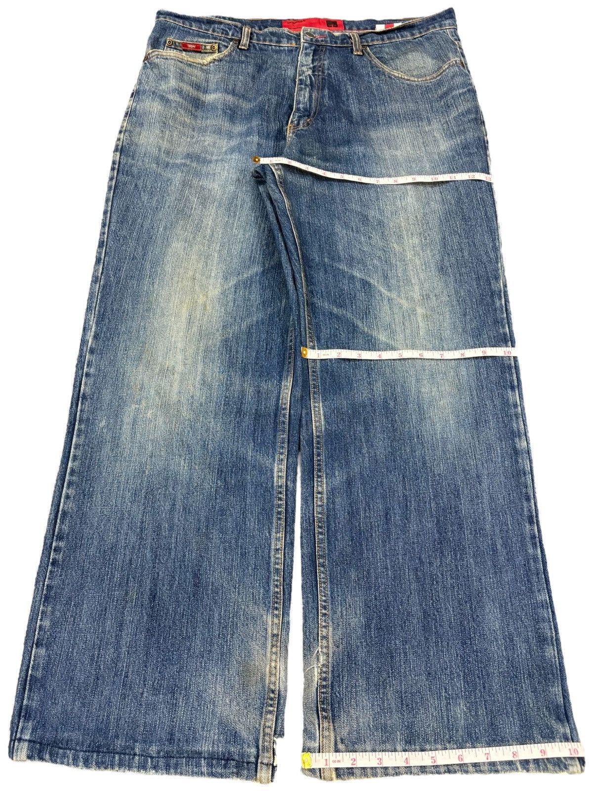 Mossimo Vintage Japanese Mossimo Faded Distressed Baggy Jeans Size US 38 / EU 54 - 12 Thumbnail