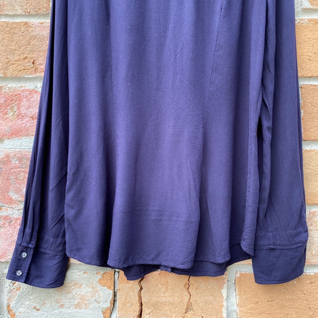 Marithe + Francois Girbaud MARITHE+FRANCOIS GIRBAUD Dark Purple Western Shirt Size S / US 4 / IT 40 - 7 Thumbnail