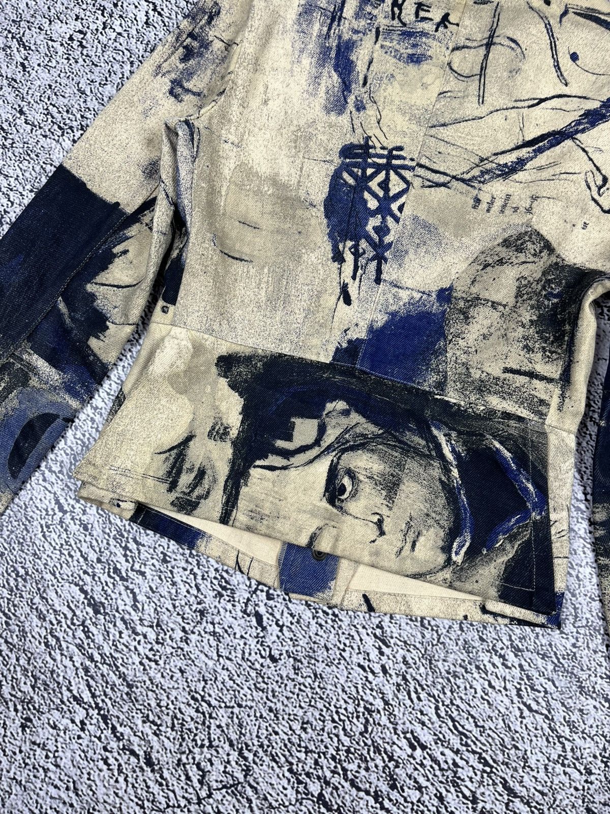 Roberto Cavalli Vintage Renaissance Roberto Cavalli Napoleon Denim Jacket Size XS / US 0-2 / IT 36-38 - 10 Thumbnail
