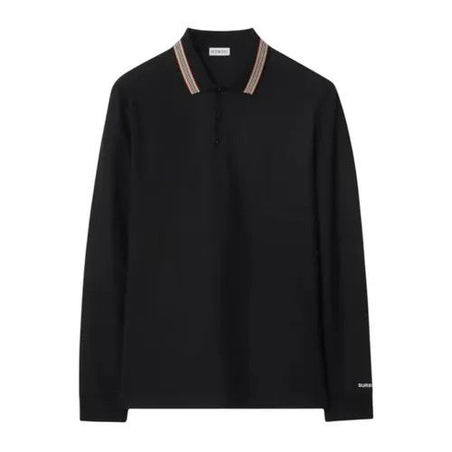 Burberry o1w1db10326 Long Sleeve Polo Shirt in Black Size US L / EU 52-54 / 3 - 1 Preview