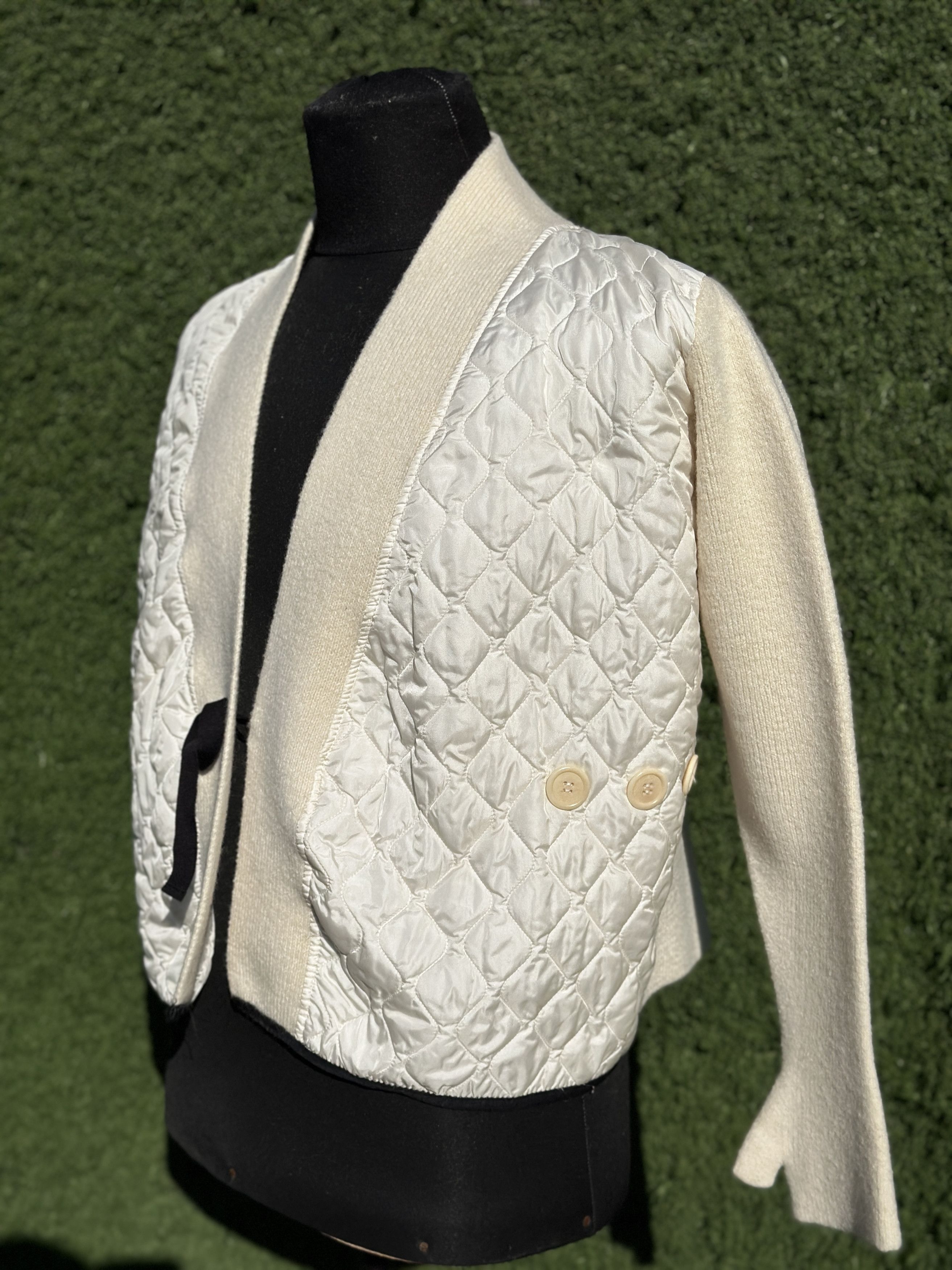 Prada Prada Linea Rossa Quilted Wool Hybrid Jacket IT40 Italy Size S / US 4 / IT 40 - 10 Thumbnail