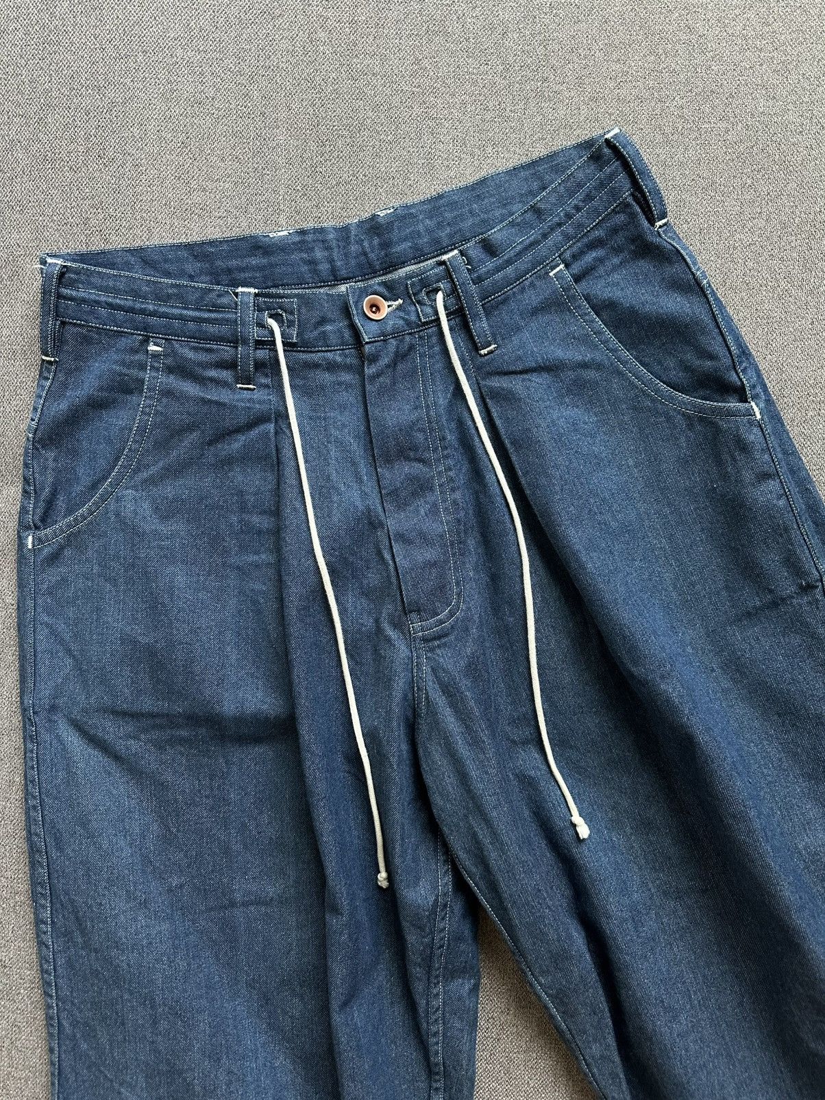 Story Mfg. Story Mfg. Lush blue indigo denim jeans Size US 32 / EU 48 - 3 Thumbnail