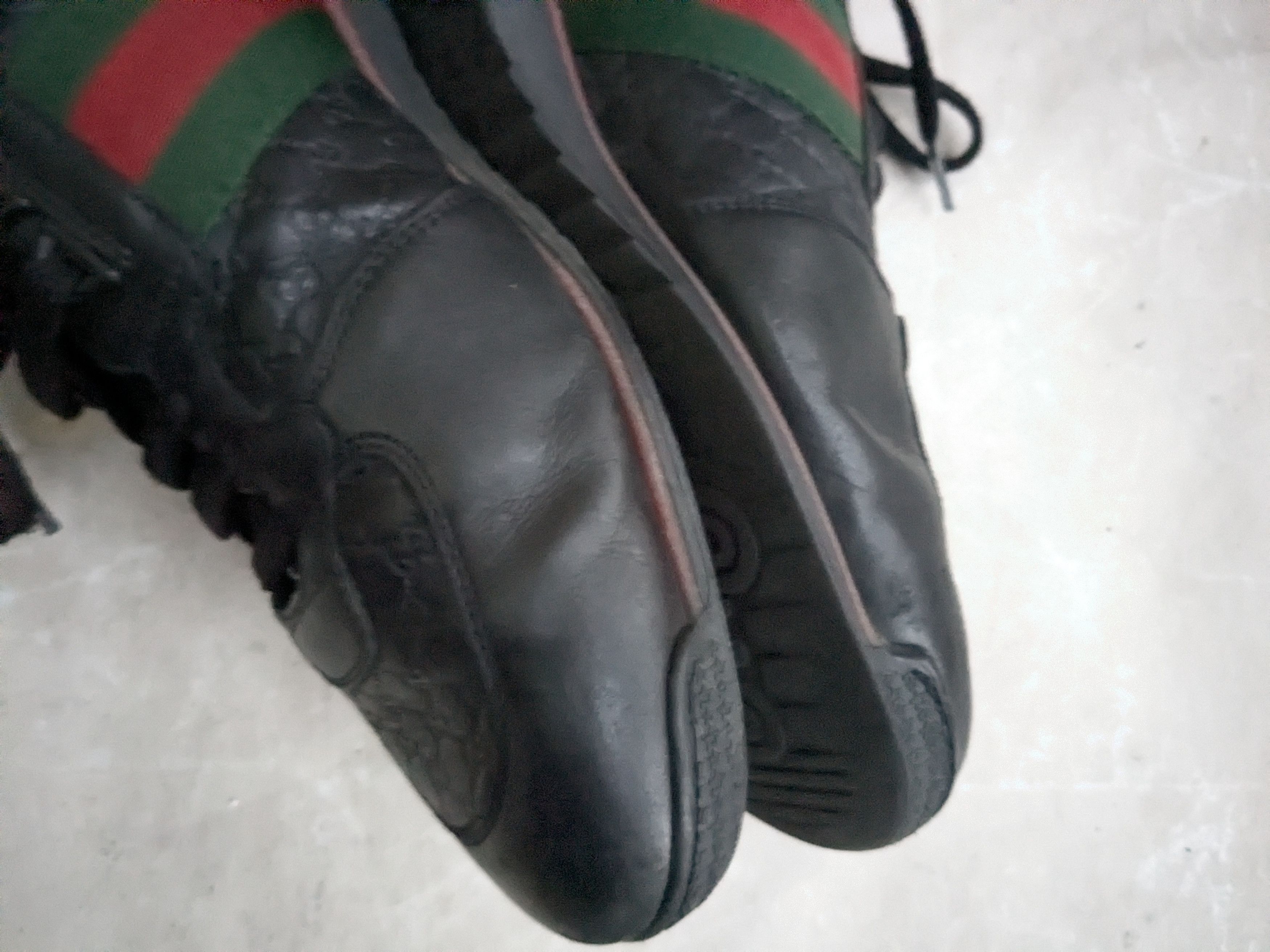 Gucci Gucci Monogram Sneakers Black 11 Low Tops Logo GG Size US 11 / EU 44 - 13 Thumbnail