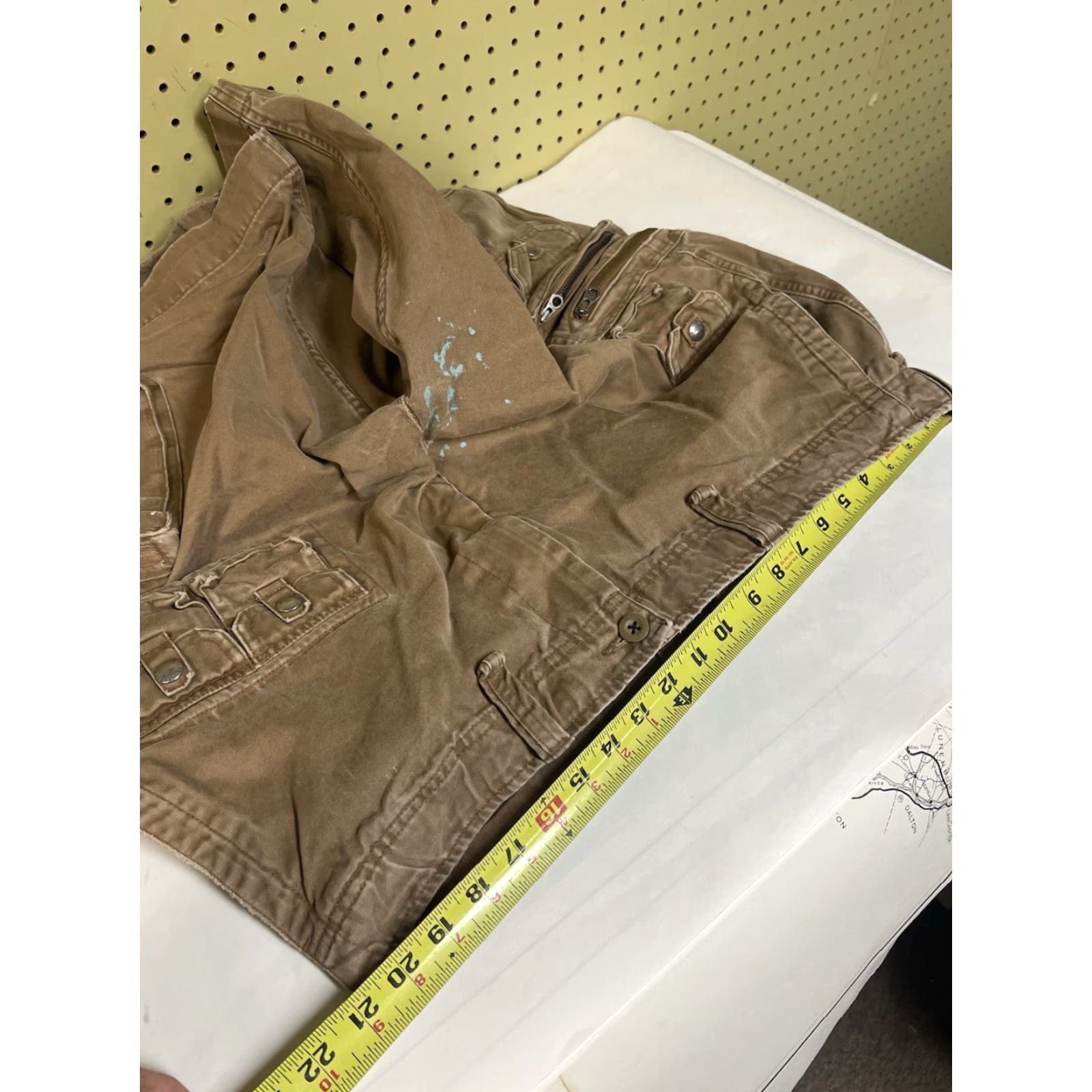Polo Ralph Lauren VINTAGE Polo Ralph Lauren Cargo Shorts Mens 41” Brown Cotton Canvas Distressed Cargo Pocket Military Casual Size US L / EU 52-54 / 3 - 7 Thumbnail