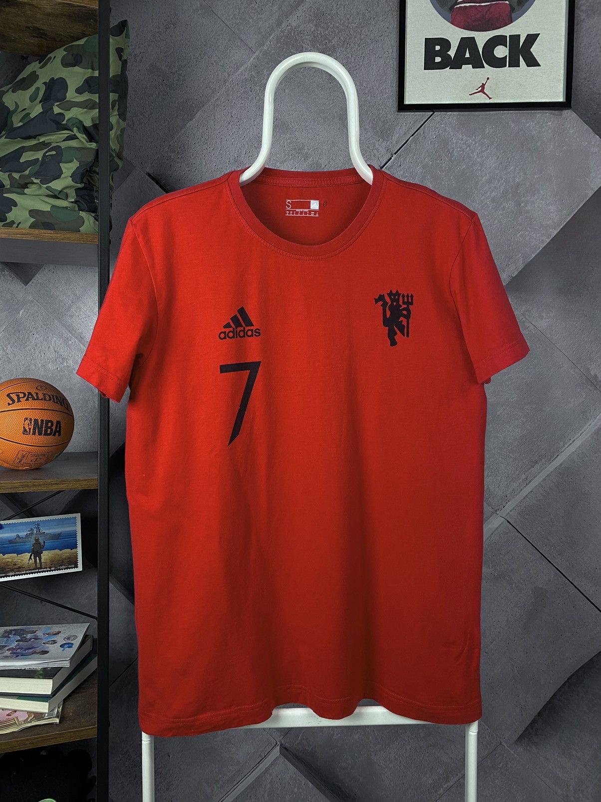 Adidas Adidas Manchester United Ronaldo T-Shirt Size US S / EU 44-46 / 1 - 2 Thumbnail