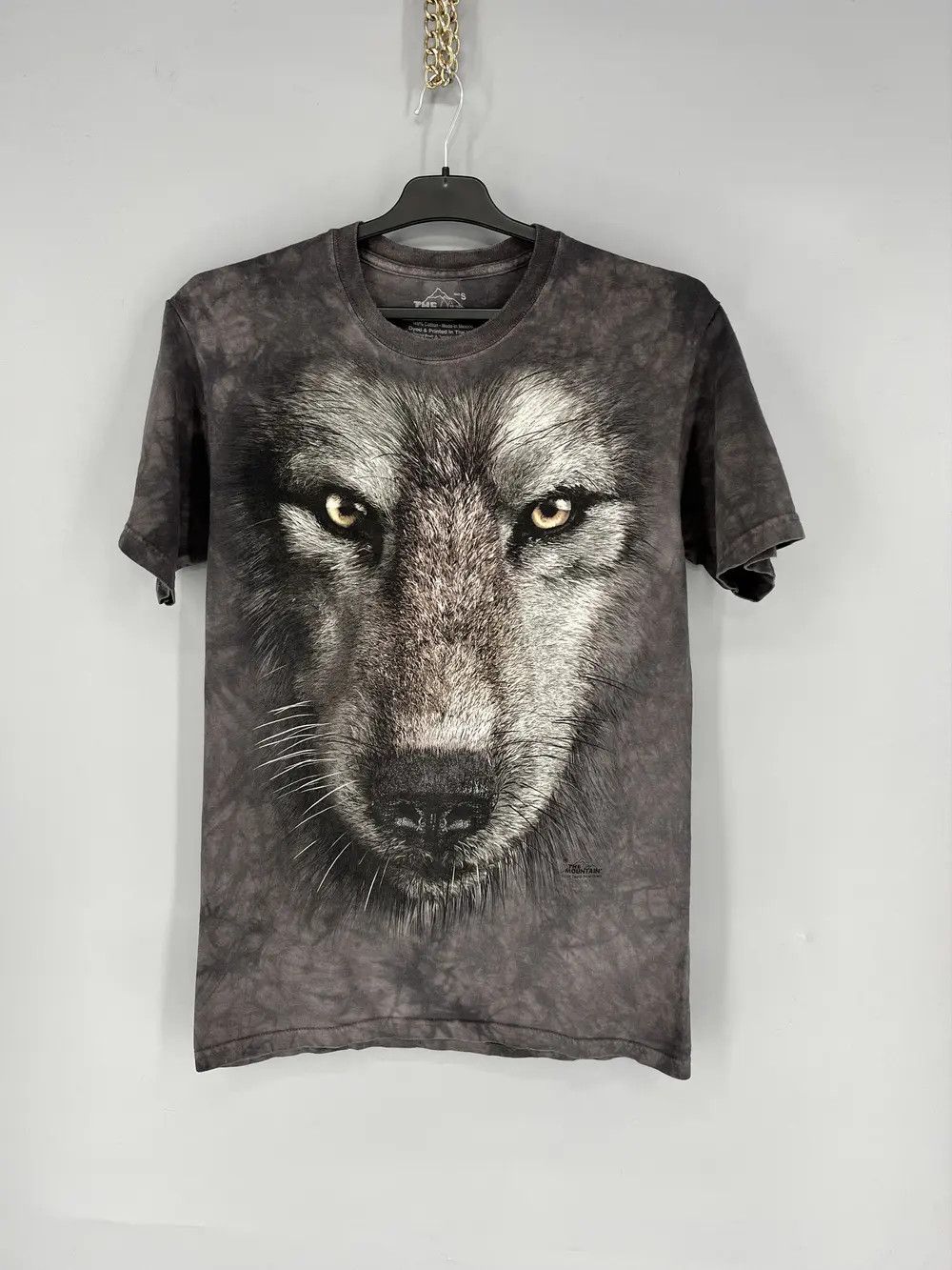 The Mountain Vintage Y2K The Mountain Wolf Face Size S T-Shirt Size US S / EU 44-46 / 1 - 1 Thumbnail