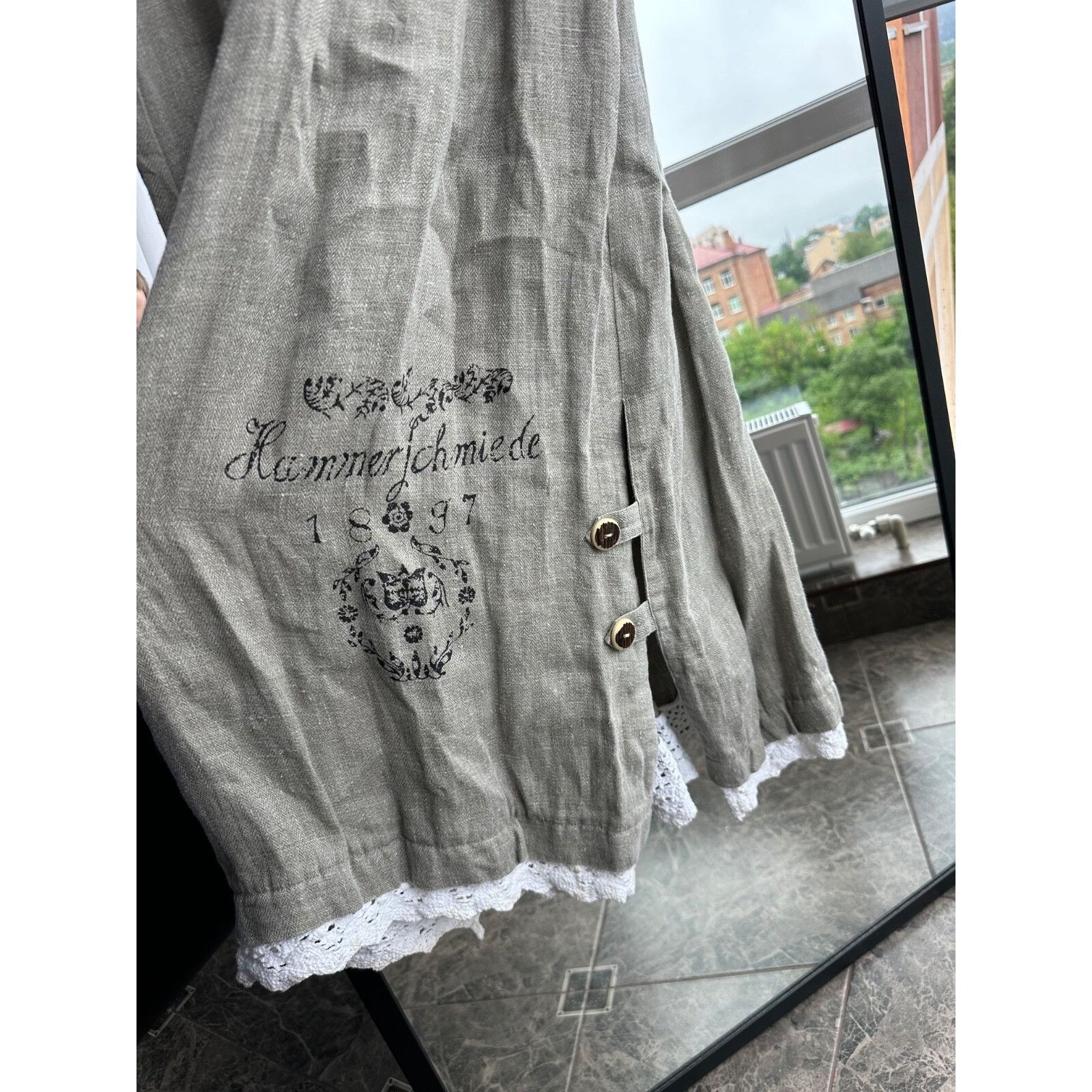 Vintage VTG Hammerschmid Bavarian Austria Style Linen Woman Folk Lon Size M / US 6-8 / IT 42-44 - 11 Thumbnail