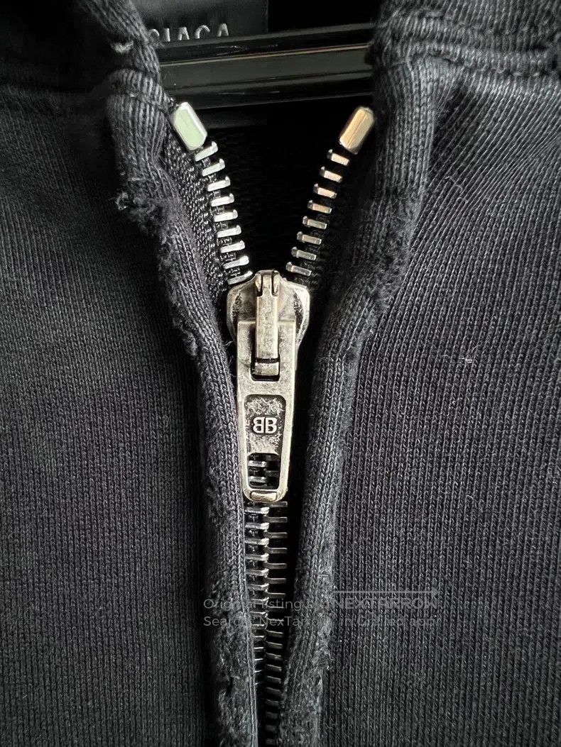 Balenciaga Balenciaga Wash Dyeing Zip-Up Jacket Size US L / EU 52-54 / 3 - 7 Thumbnail