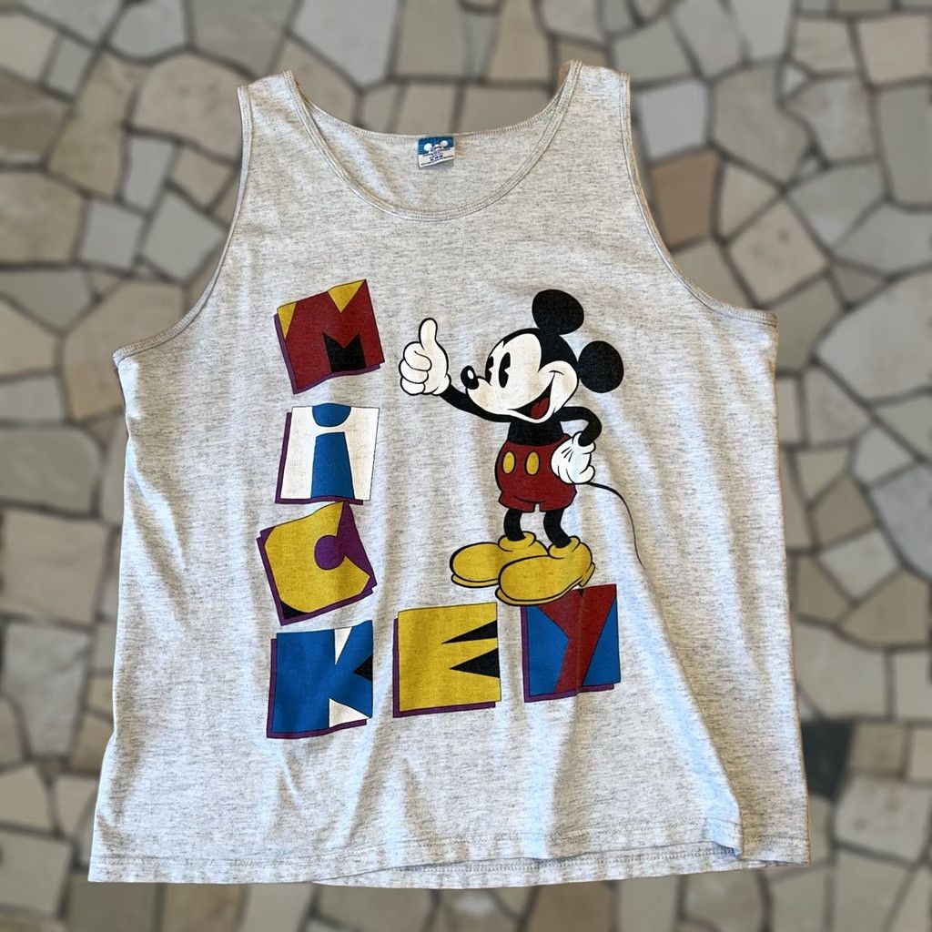 Disney VINTAGE Disney Character Fashions Mickey Tank Top Shirt Men’s XL Size US XL / EU 56 / 4 - 1 Thumbnail