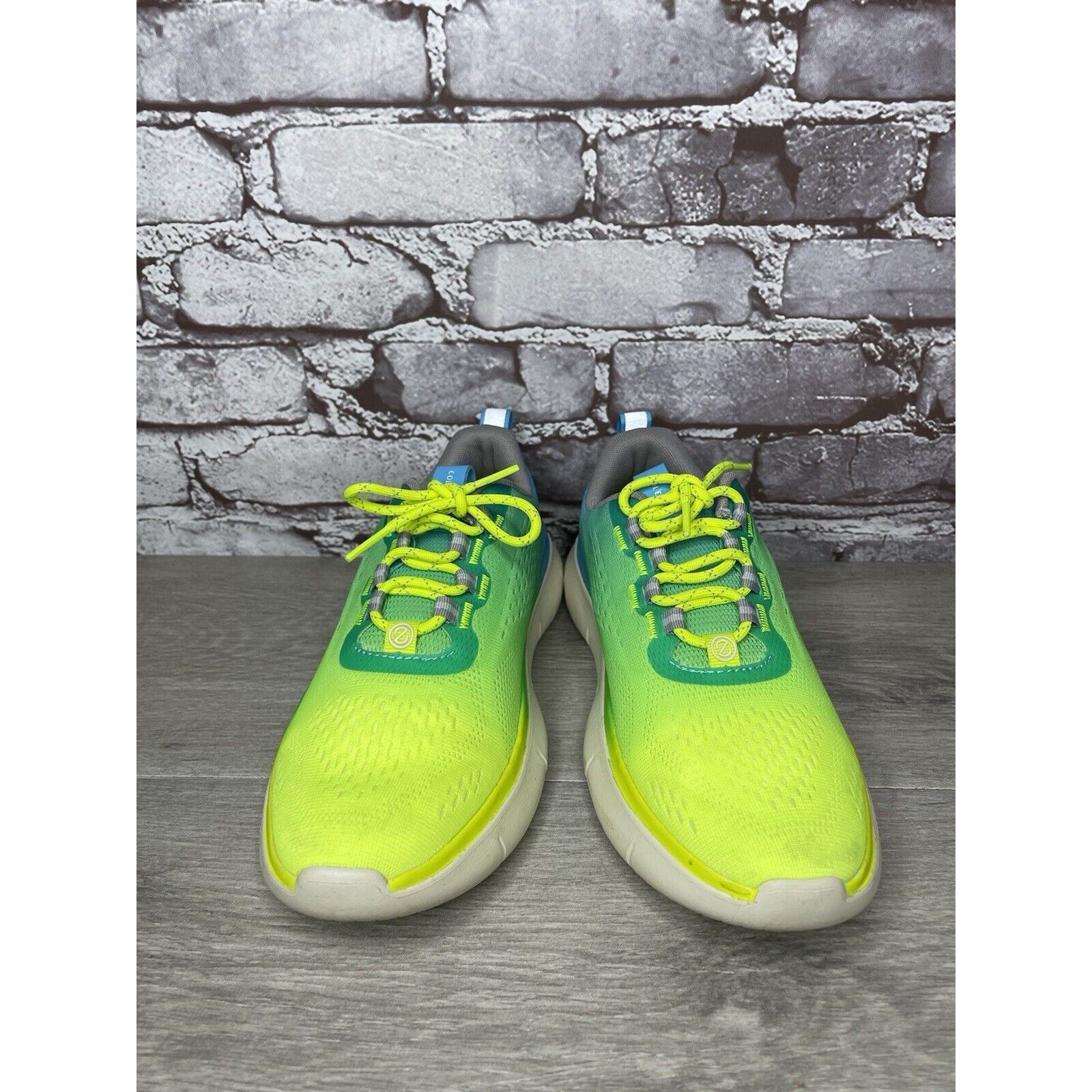 Cole Haan Cole Haan Zero Grand 212850 Journey Blue Yellow Synthetic Sh Size US 7.5 / IT 37.5 - 19 Thumbnail