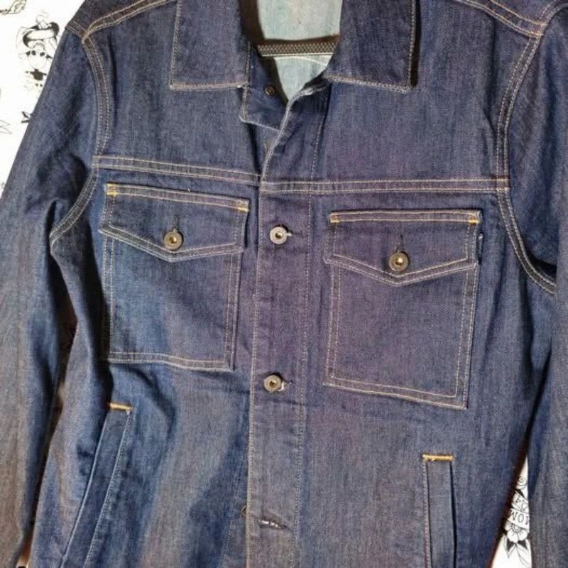 Bonobos Men's Medium Bonobos Stretch Dark Indigo Denim Jacket Size US M / EU 48-50 / 2 - 2 Thumbnail