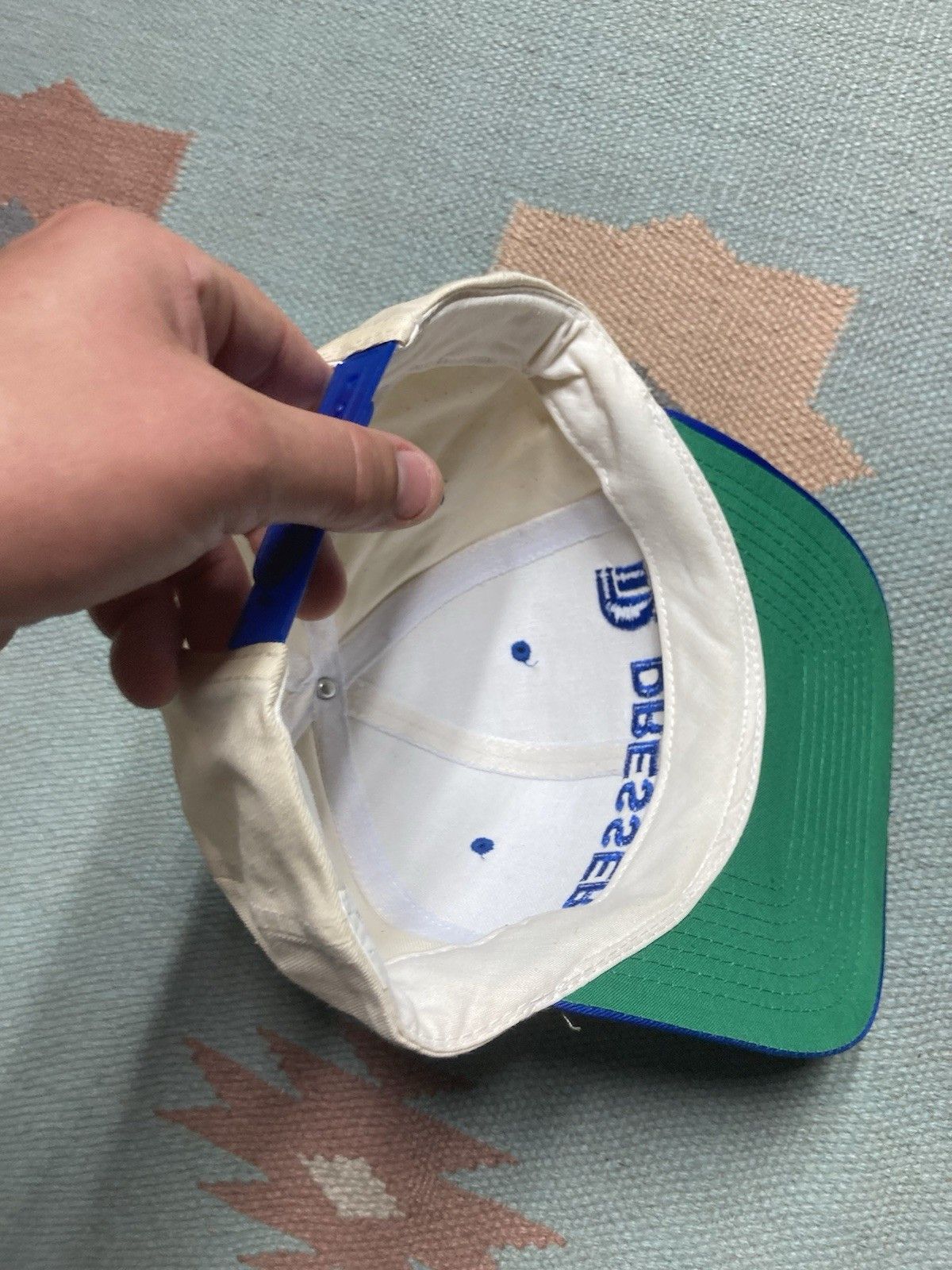 Vintage SnapBack hat dresser industries Michigan blue logo Size ONE SIZE - 7 Thumbnail