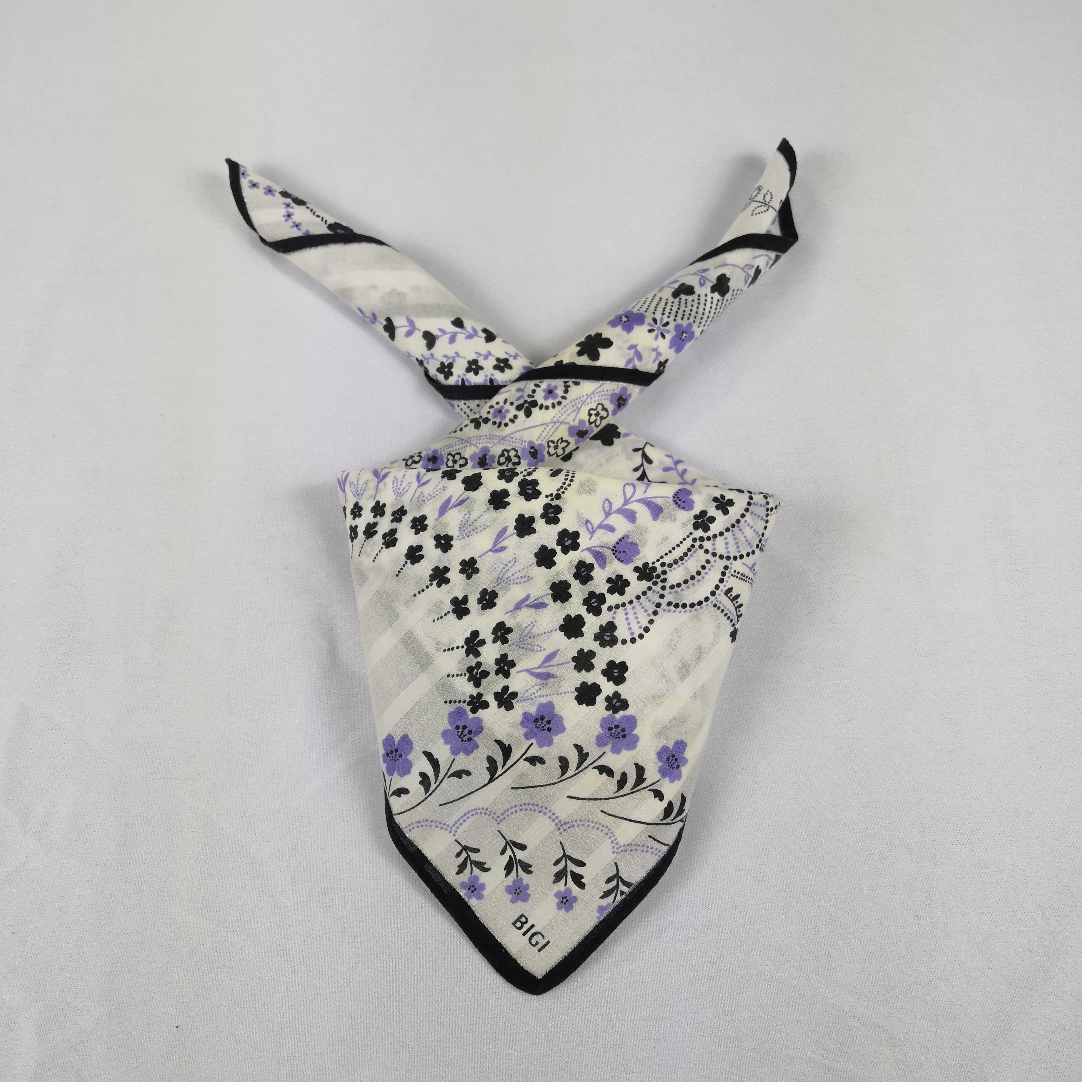 BIGI × Vintage Vintage BIGI Scarf Neckerchief Bandana Handkerchief Size ONE SIZE - 1 Thumbnail